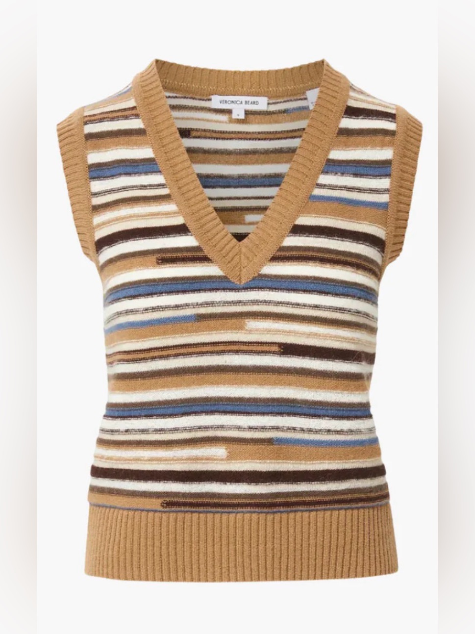 Veronica Beard Helenka Wool & Cashmere Blend Sweater Vest